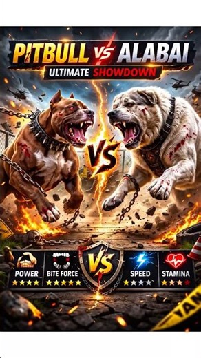 Pitbull vs Alabai | Ultimate Dog Power Battle 🐶🔥