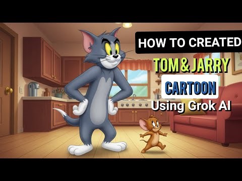 How To Create Tom And Jerry Cartoon Using Grok AI (Free Method)