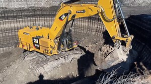 59K views · 204 reactions | Amazing Caterpillar 6015B Excavator Loading Trucks With 2 Passes - Sotiriadis Mining Works | Excavator drivers - sailors | Facebook