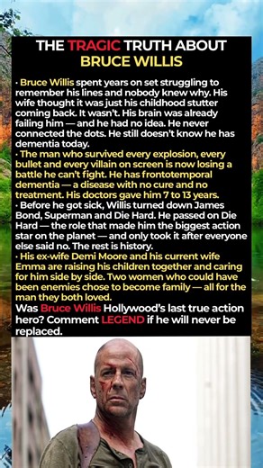 THE TRAGIC TRUTH ABOUT BRUCE WILLIS