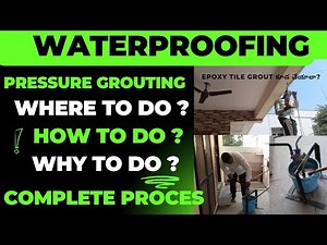 Pressure grouting Waterproofing|| Slub injection || Omkar building Services | Cementitious grouting