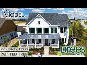 New Construction Homes in Dallas - Model Home Drees Custom Homes Painted Tree McKinney, TX