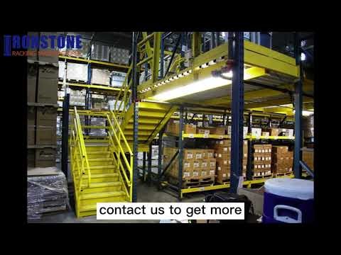 high storage volume multi-tier rack supported mezzanine
