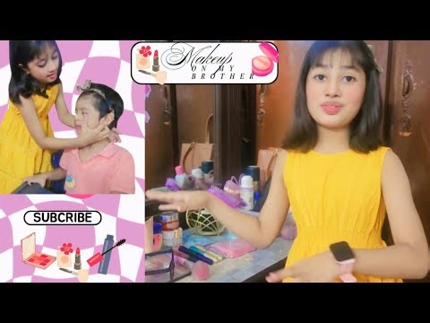 Ashleigh Did Makeup on Her Brother! 😂💕 Fun Sibling Makeover Challenge.