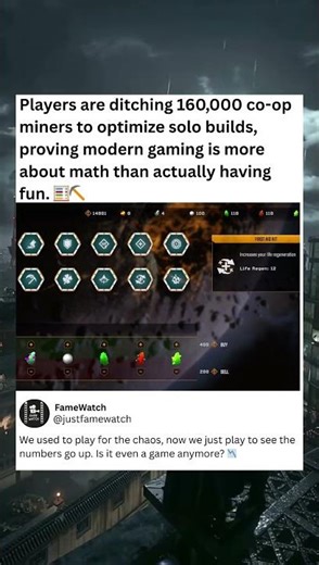 TITLE: Deep Rock Galactic Survivor Admits Gaming Is Now Just A Spreadsheet Simulator
