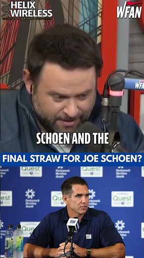 Boomer and Gio agree that this is it for Joe Schoen: