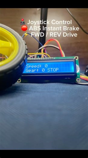 🕹️ DC Motor Speed Control (V3) — Joystick + ABS Brake System 🚗🛑 ​⁠@Arduino ​⁠@arduinoLab