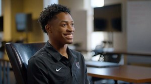 Cameron Jackson, a talented student athlete and cybersecurity student, has found the perfect balance between his athletic pursuits and academic studies. With his impressive performances on the track and his growing knowledge of cybersecurity, he is poised for success in both arenas. | University of Arkansas at Little Rock