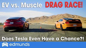 Watch A Tesla Model Y Drag Race A Ford Mustang Shelby GT500