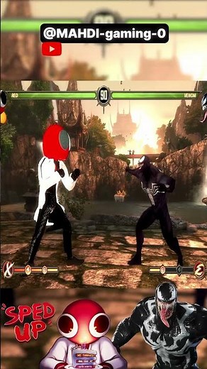 Red vs Venom! 😈 Monster vs Symbiote (MK9 Mods) #shorts