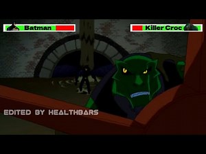 Batman vs. Killer Croc (Final Fight) with healthbars
