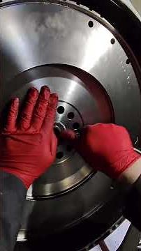 Flywheel and clutch removal and replacement 🔧 #diesel #mechanic #repair #shop #tools