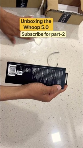 Unboxing of Whoop band 5.0 complete unboxing & all details of Whoop sensor whoop charger #greatgear