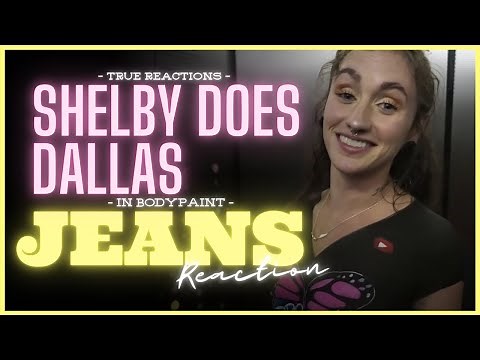 Shelby Does Dallas BodyPaint Jeans