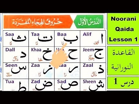 "Noorani Qaida Lesson 1 | Takhti No 1 Full Explanation | Learn Quran Reading for Beginners"