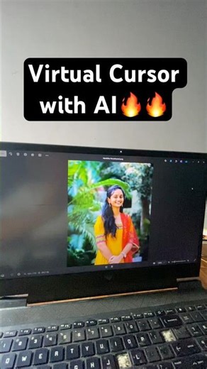 Virtual cursor with AI🔥 #ai #coding #arduino #computer #btech #engineering #project #iot #ece