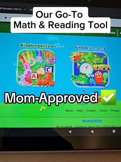 Check out the Details! ⬇️ @starfall⭐️ is a non profit org that specializes in English & Math for PreK-5th Grade!🤍 They create free and low-cost experiences where children can successfully learn through exploration, positive reinforcement, & play! ✨ What do I personally love about Starfall? Starfall has been carrying US for over a year now! I can seamlessly integrate learning activities into her daily routines, setting a positive tone for the day. It's so easy for her to start her learning journ