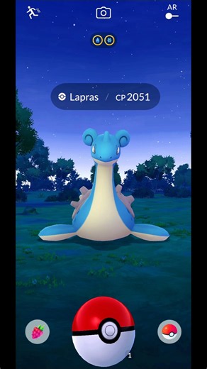Caught a HIGH CP 2051 Lapras! ❄️ Pokémon GO Gameplay #Shorts