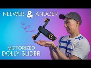 Neewer and Andoer Motorized Camera Dolly Slider | Review | How to Use | 3-wheel