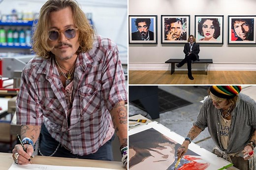 Johnny Depp ‘broke the internet’ with online art sale, making millions