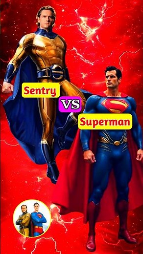 Sentry VS Superman Power 💪 🤔 #marvel #superhero #superman #shorts