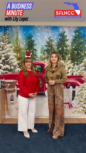 Liliam Lopez on Instagram: "Today’s episode of A Business Minute with Lily Lopez, presented by the South Florida Hispanic Chamber of Commerce (SFLHCC), features a special Christmas edition with Julietta, Director of Centro Mater West. Together, they highlight a holiday tradition that has brought joy to children for over 20 years. Each year, with the support of our generous members and sponsors, the SFLHCC helps distribute more than 1,000 toys to children of Centro Mater Hialeah and Hialeah Garde