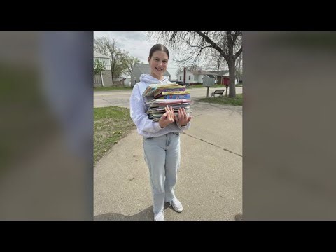 Muscatine 8th grader honored for community reading initiative