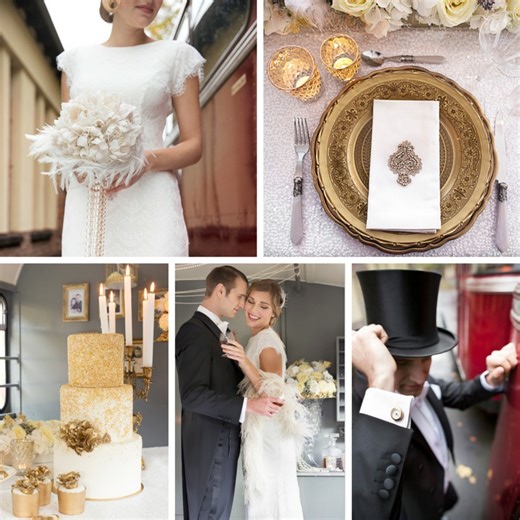 1930s wedding decor | Honestweddingadvice.com