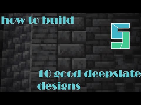 How To Build 10 Deepslate Designs In Minecraft 1.17