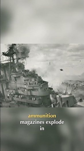 Yamato's Final Moments: Cataclysmic Explosion Revealed #shorts