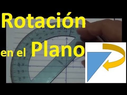 Matemática Básica - Rotación de figuras en el plano - Rotación 70 grados