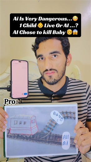 Chat gpt vs Train Problem 🤔 one child live vs AI #foryou #fyp #ai