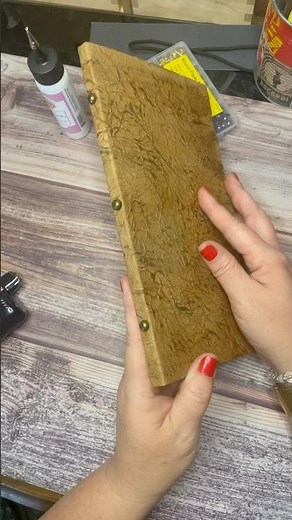 No-Sew Journal Binding Tutorial 🔩 | How to Make a DIY Notebook with Brad Fasteners (Easy & Durable!)