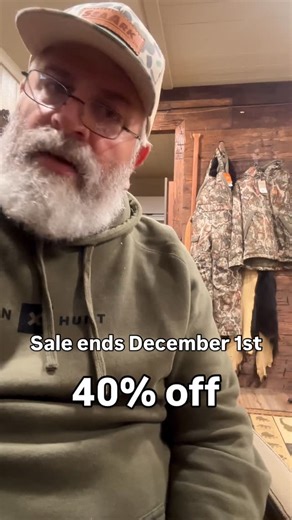 Brent Reaves on Instagram: "Get 40% of the Thermic Coat and Thermic Bibs. I wish I could tell you how warm they are but, like the idiot I am, I forgot and left them at home!! @firstlitehunting says they’re warm and they haven’t let me down yet. Sale ends 12/1. @meateater"