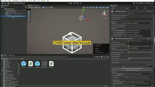 3. 玩家物体交互配置与程序打包【2025 Unity Meta Quest 开发入门教程】（SDK v72）