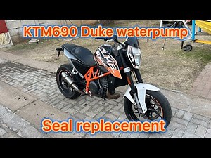 How to replace ktm690 waterpump seals