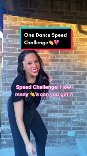 One Dance Speed Challenge!!