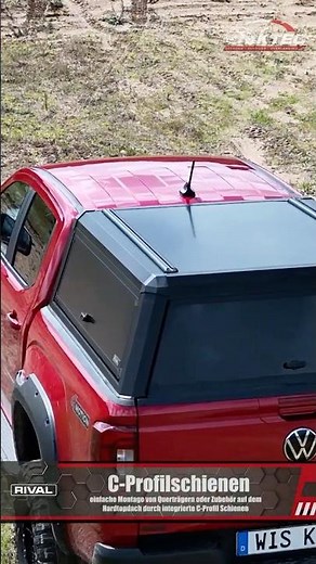 VW Amarok Hardtop - RIVAL Alu Hardtop für den Amarok ab 2023 - RIVAL modulares Aluminium Hardtop