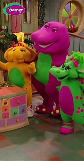 Deck the halls with Barney and friends 🎄 #shorts #youtubeshorts