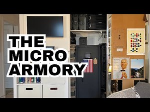 Inside My “Micro Armory” | Small Space Gun Storage Ideas