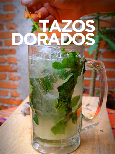dia 4 subiendo recetas de bebidas para tazos dorados ,como preparar un mojito clásico de 1 litro #bebidas #coctel #calor