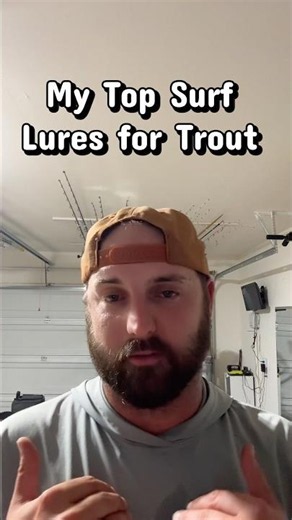 MY Top LURES for SPECKLED TROUT Surf Fishing! 🎣#fishing #fish #artificial #texasfishing