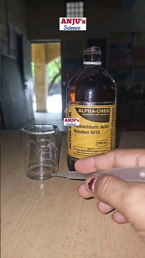 Concentrated Acid and Dilute Acid #shorts #anjus_science