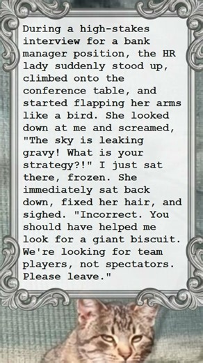 The bank interview That Went Full Gravy Sky😆 #humor #jokes #absurdhumor #shorts #funny