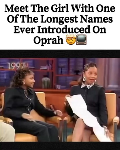EMP PRESS on Instagram: "“Could you spell that out for me?” In a 1997 episode of The Oprah Winfrey Show, Oprah introduced a young girl whose name is believed to be one of the longest ever recorded. Her name? Rhoshandiatellyneshiaunneveshenkescianneshaimondrischlyndasaccarnaerenquellenendrasamecashaunettethalemeicoleshiwhalhinive’onchellecaundenesheaalausondrilynnejeanetrimyranaekuesaundrilynnezekeriakenvaunetradevonneyavondalatarneskcaevontaepreonkeinesceellaviavelzadawnefriendsettajessicanneles