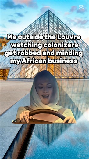 6K views · 261 reactions | And the best part? The robbery happened because the French state is apparently so broke it can’t even afford proper security for the Louvre. And why is France broke? Because several West African nations have finally stopped funneling money to their former colonizer—money that France has been extorting from them since so-called “decolonization.” | decolonizing.love | Facebook
