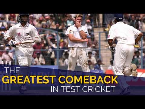 The Greatest Cricket Comeback in Test Match History: INDIA v AUS 2001