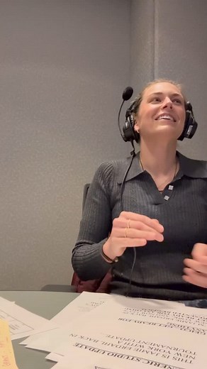 Headset back on today for #MarchMadness and #SOTD. Researcher Avi making a voice guest appearance. Pulled a fast one on the denim game today. Shout out @ragandbone for making screen printed jogger pretend jeans. | Jamie Erdahl