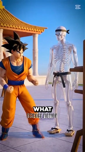 Training with Goku for 30 days: what really happens #sciecnefiction #funny #edit #goku #skeleton
