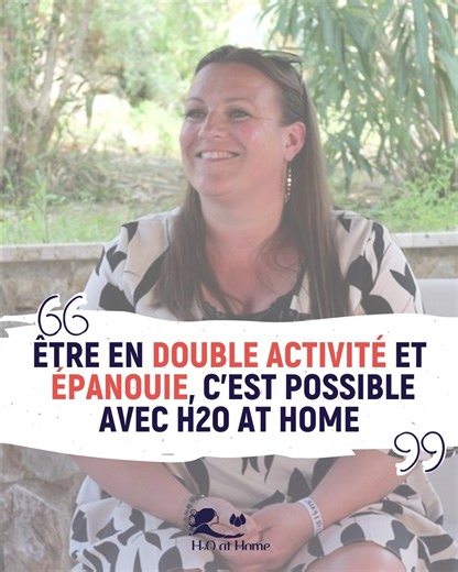 Peut-on être en double activité et épanouie ? Spoiler alert : oui tout à fait ! Isabelle est assistante maternelle et conseillère H2O at Home. Elle nous explique comment elle arrive à concilier ses deux activités en parallèle de sa vie de famille. Si après avoir vu son témoignage, vous avez envie de vous lancer dans cette grande aventure à votre tour, cela tombe bien ! Et oui, en ce moment, notre Kit de lancement est proposé au prix de 80€ au lieu de 100€ ! Alors qui se lance avec nous ? | H2O a
